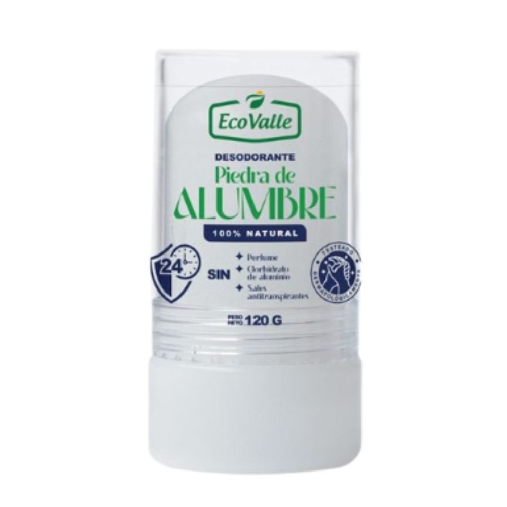 19 DESODORANTE PIEDRA DE ALUMBRE 120 GR - Imagen 1
