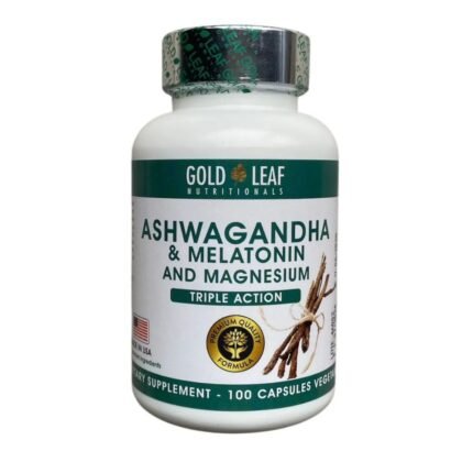 ASHWAGANDHA CON MELATONINA 100 CÁPSULAS